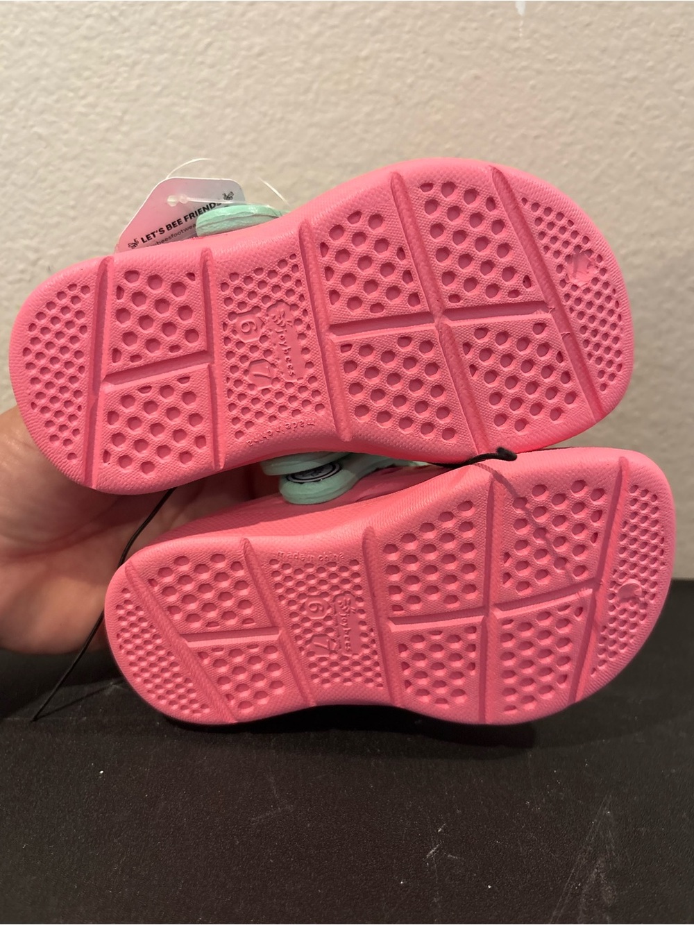 JOYBEES Harper Pink Mint Active Clog Water Shoe Girls Toddler Size 6/7 - Picture 5 of 6